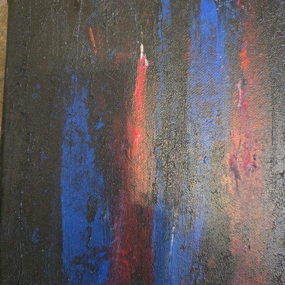 HANDCRAFTED Abstract Contemporary Painting HANDPAINTED & HANDMADE Wall Art Decor - Picture 4 of 17